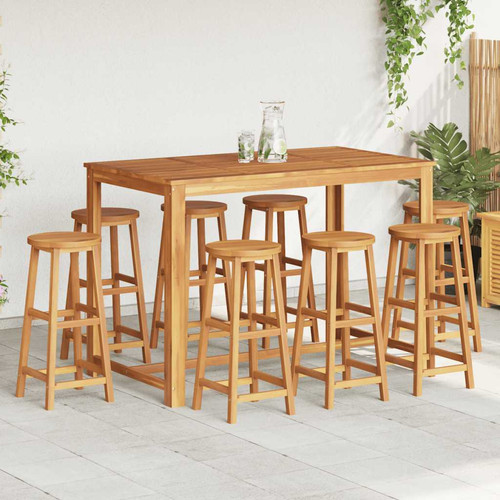 Bar stools set solid - of,