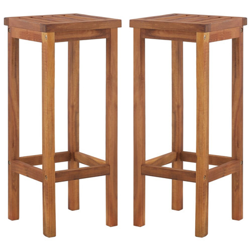 Bar stools 74cm - 74cm, acacia