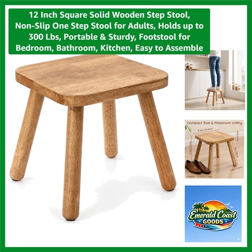 Inch square solid wooden - inch,