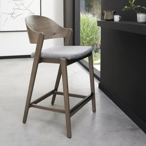 Astra grey oiled oak bar - grey,