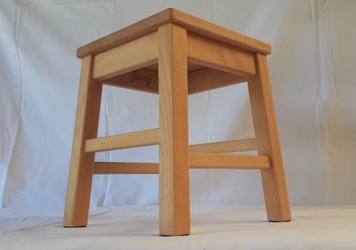 Handmade solid beech wood step - handmade,