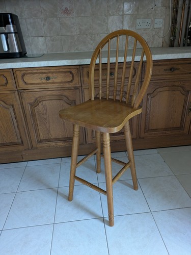 Solid wood bar stool - bar,