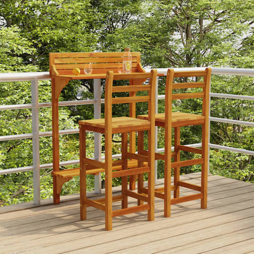 Balcony bar set 90x37x122 5cm - balcony,