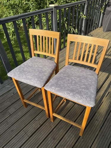 Solid oak bar stools chair - solid,