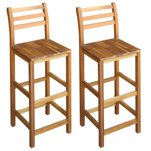 Vintage wooden bar stools - vintage,