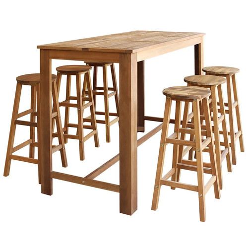 Vidaxl piece solid acacia - 7,