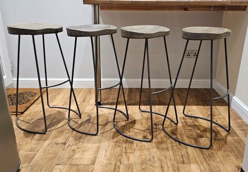 Farmhouse style bar stools - 4,