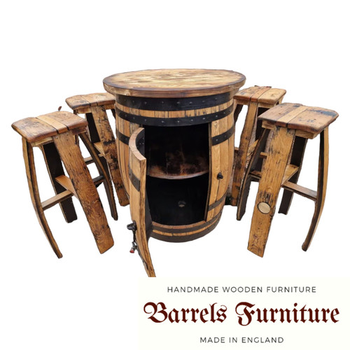 Oak whiskey barrel - oak, cabinet