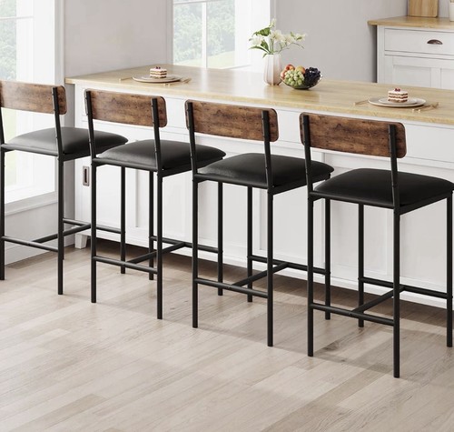 Bar stools set counter - of,
